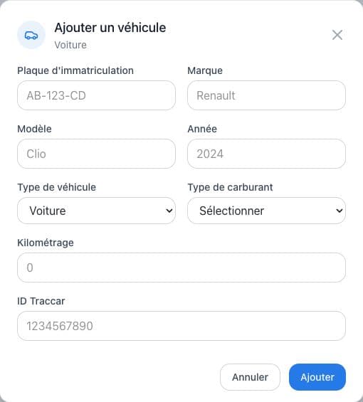 Gestion Flotte